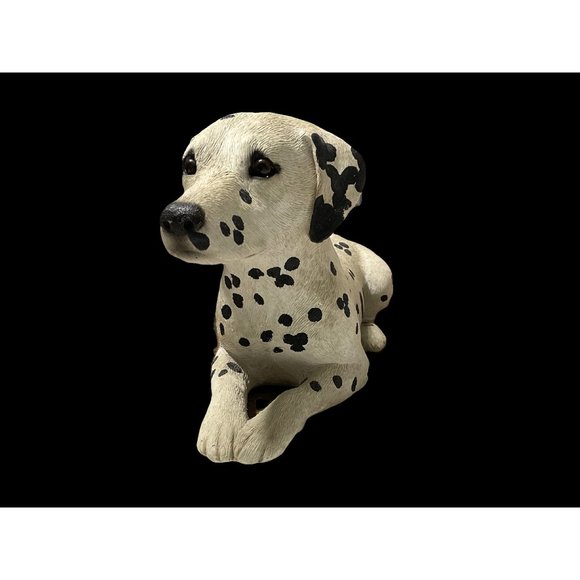 Vintage Clay Dalmatian Dog Sandra Brue Sandicast Sculpture - Picture 1 of 6
